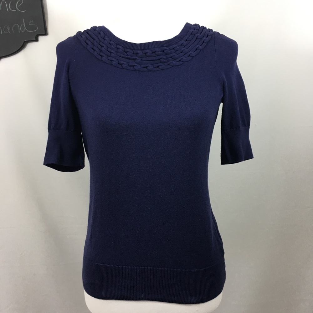 Anthropologie Moth short sleeve sweater